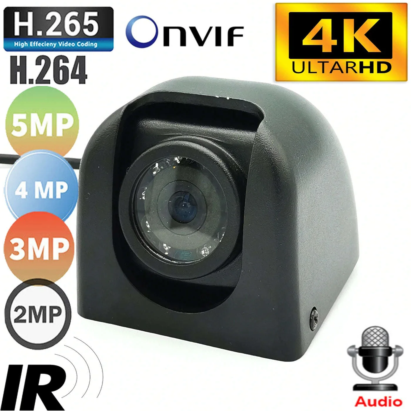 4K 8MP Mini POE IP Security Camera for Clear Monitoring - Image 2
