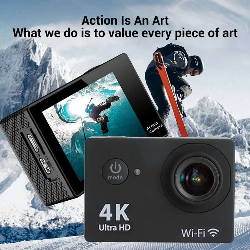 4K Underwater Action Camera with WiFi, Loop Recording - Image 8
