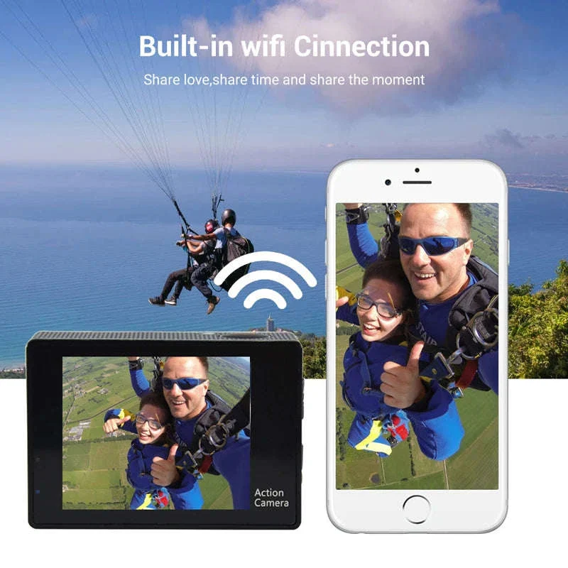 4K Underwater Action Camera with WiFi, Loop Recording - Image 9