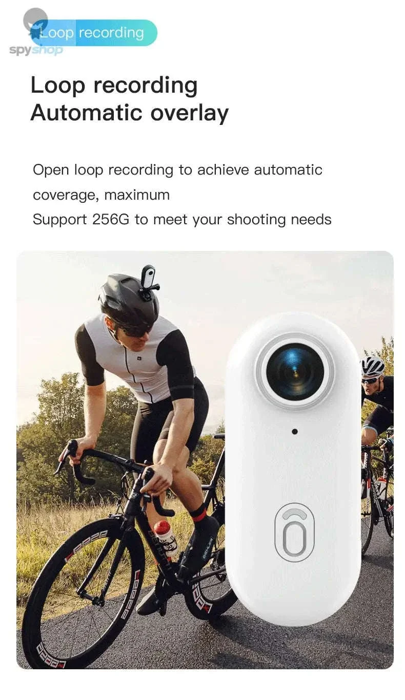 Mini 4K Action Bike Camera for Helmet and Handlebar POV - Image 18