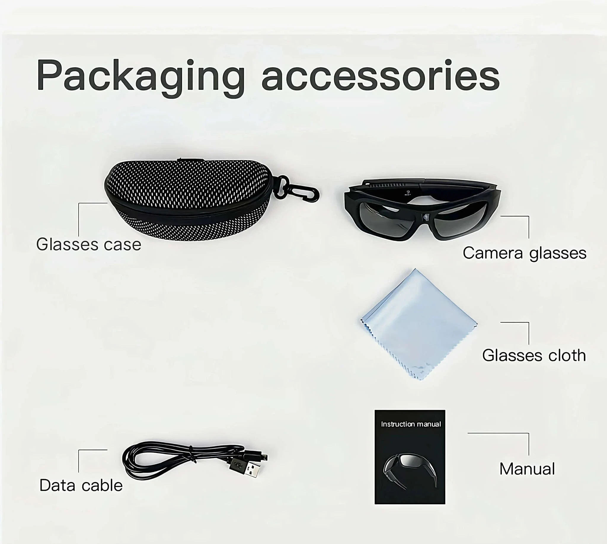 4K HD Camera Glasses with 120-Min Recording & Hands-Free Video - Image 17