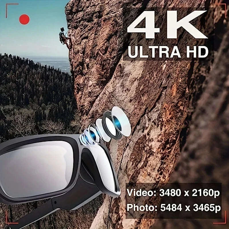 4K HD Camera Glasses with 120-Min Recording & Hands-Free Video - Image 5