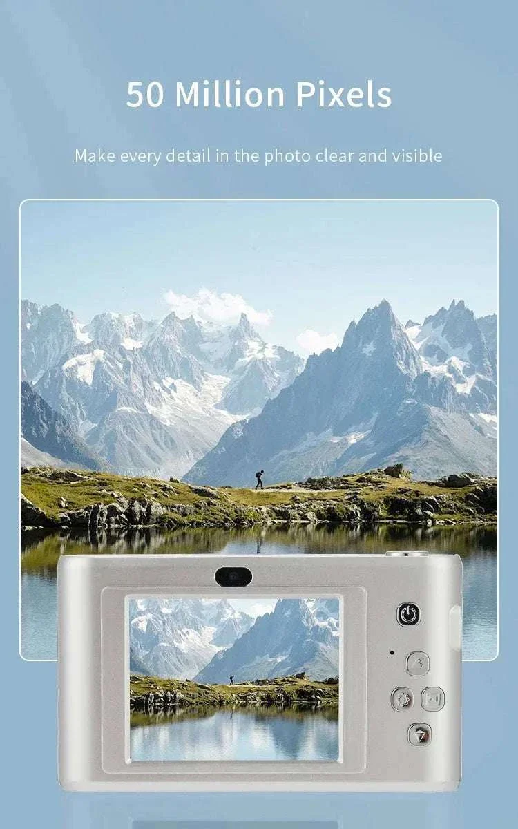 50MP 4K Digital Camera with Zoom and 2.4" Screen - Image 12