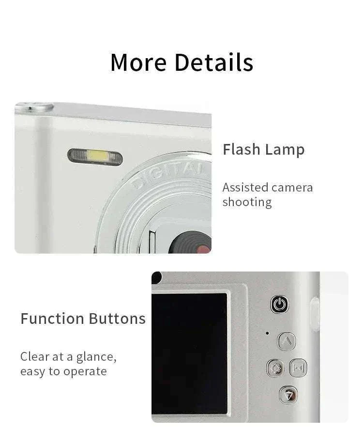 50MP 4K Digital Camera with Zoom and 2.4" Screen - Image 20
