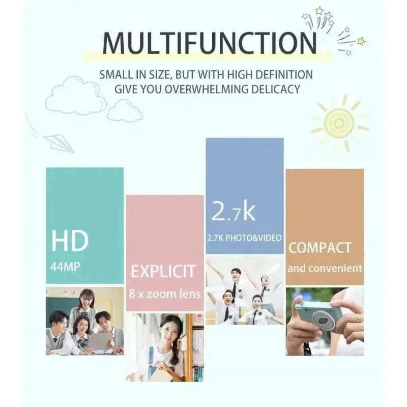 50MP 4K Digital Camera with Zoom and 2.4" Screen - Image 6