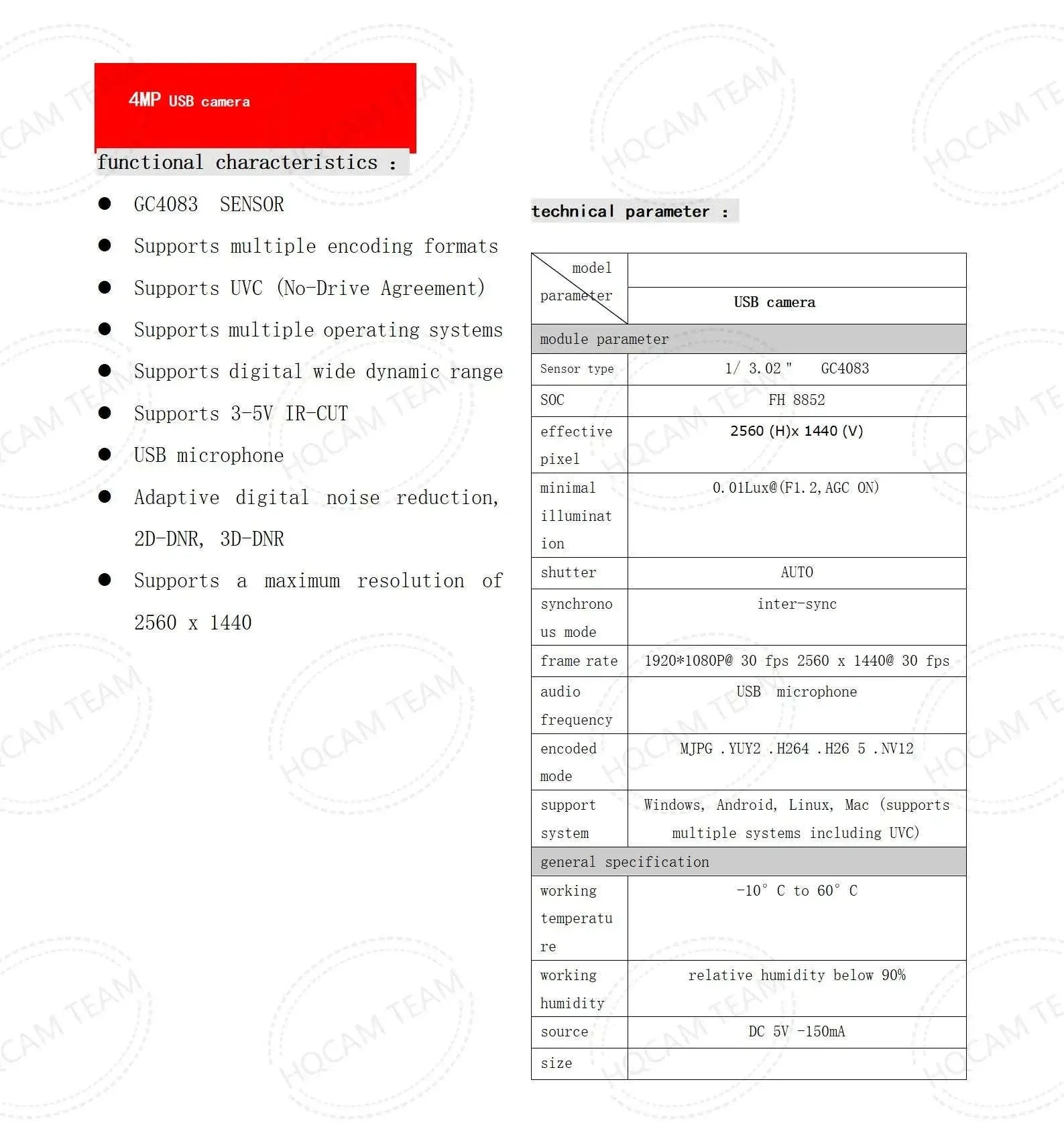 4K IMX415 USB Webcam with 2.8-12mm Varifocal Lens - Image 12