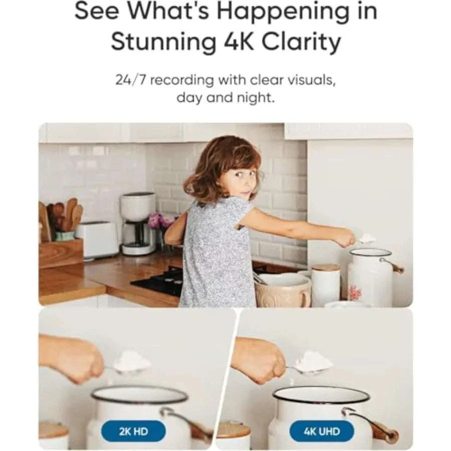 E30 4K Indoor Camera for Pet, Baby, and Nanny Monitoring - Image 8