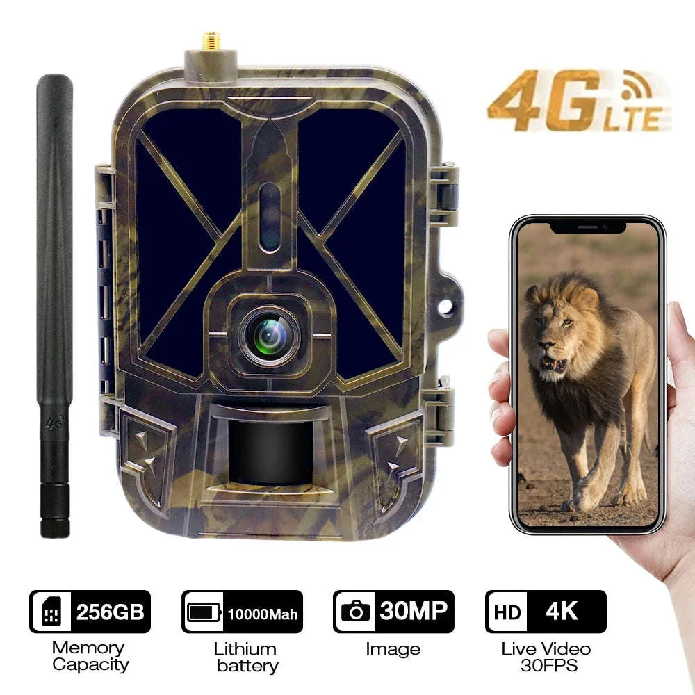 4K Live Stream Trail Camera with App Control and Night Vision - Image 4
