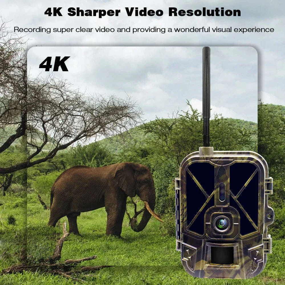 4K Live Stream Trail Camera with App Control and Night Vision - Image 6