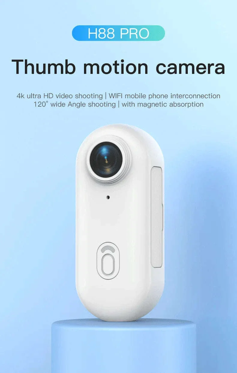 4K Magnetic Mini Body Camera with WiFi POV Recording - Image 7