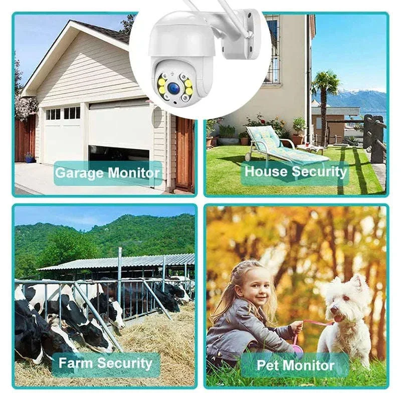 8MP 4K Wireless PTZ Security Camera with Smart Tracking - Image 6