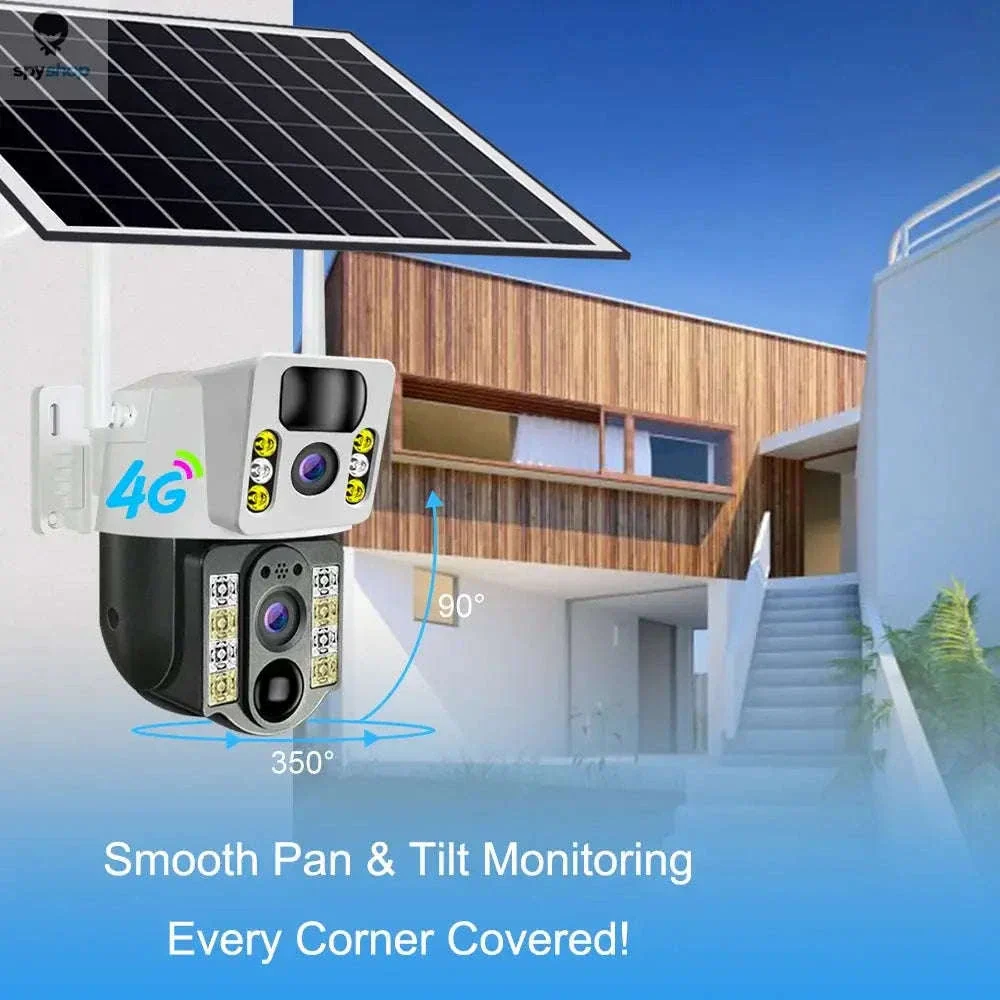 4G Solar IP Security Camera with Dual 8MP Outdoor Monitoring - Image 13