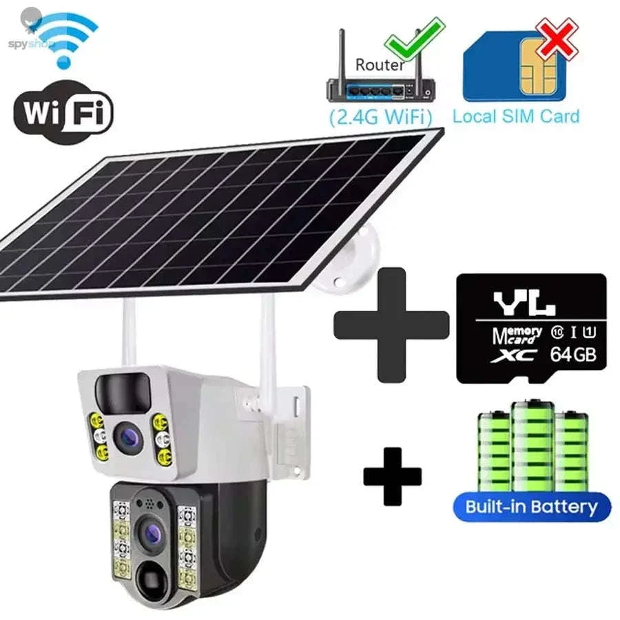 4G Solar IP Security Camera with Dual 8MP Outdoor Monitoring - Image 21