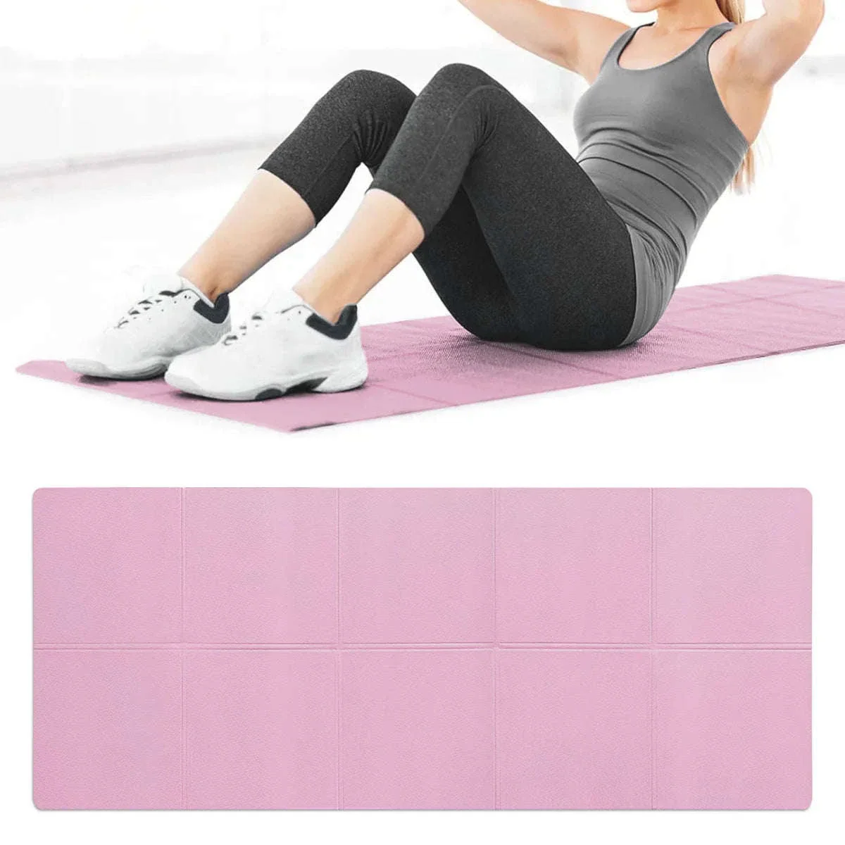 4mm EVA Yoga Mat for Pilates, Stretching and Fitness - Image 5