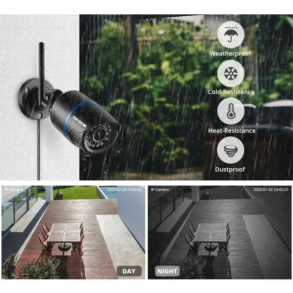 4MP Outdoor WiFi Security Camera with Motion Alerts & Night Vision - Image 2