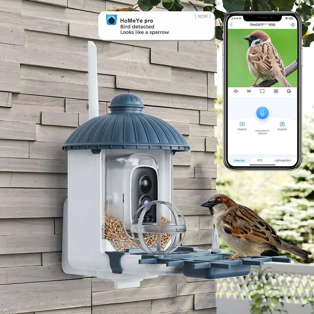 Smart Bird Feeder Camera with Solar Power, 4MP HD WiFi - Image 3