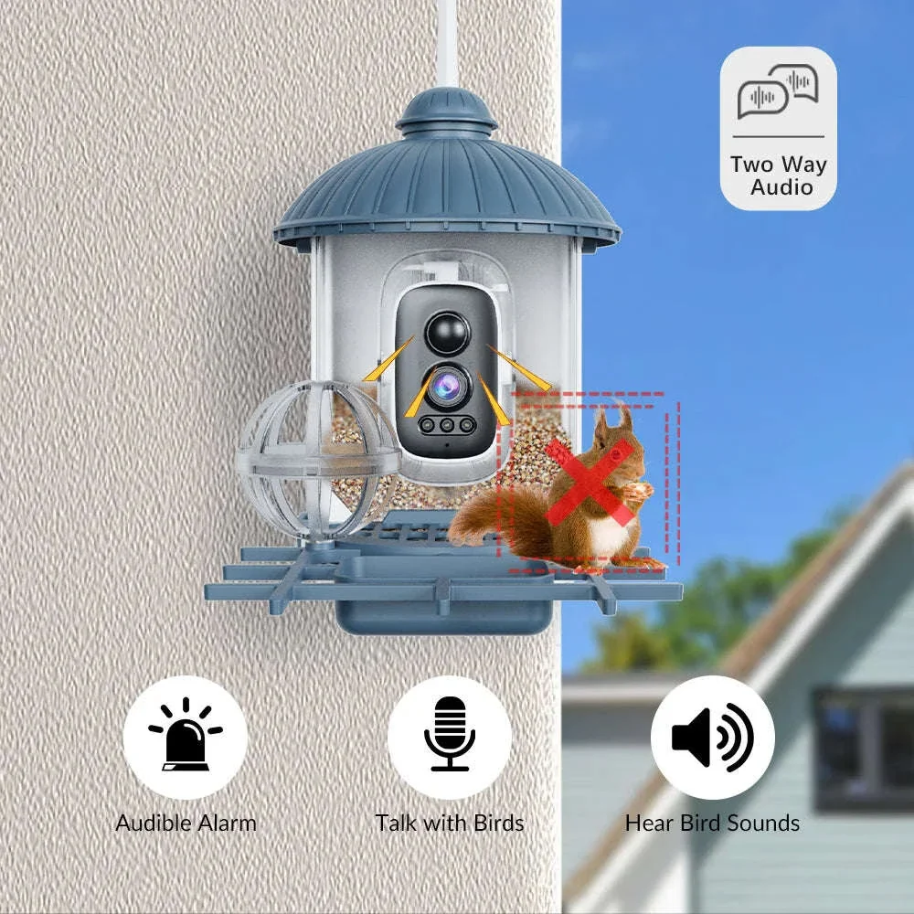 Smart Bird Feeder Camera with Solar Power, 4MP HD WiFi - Image 4