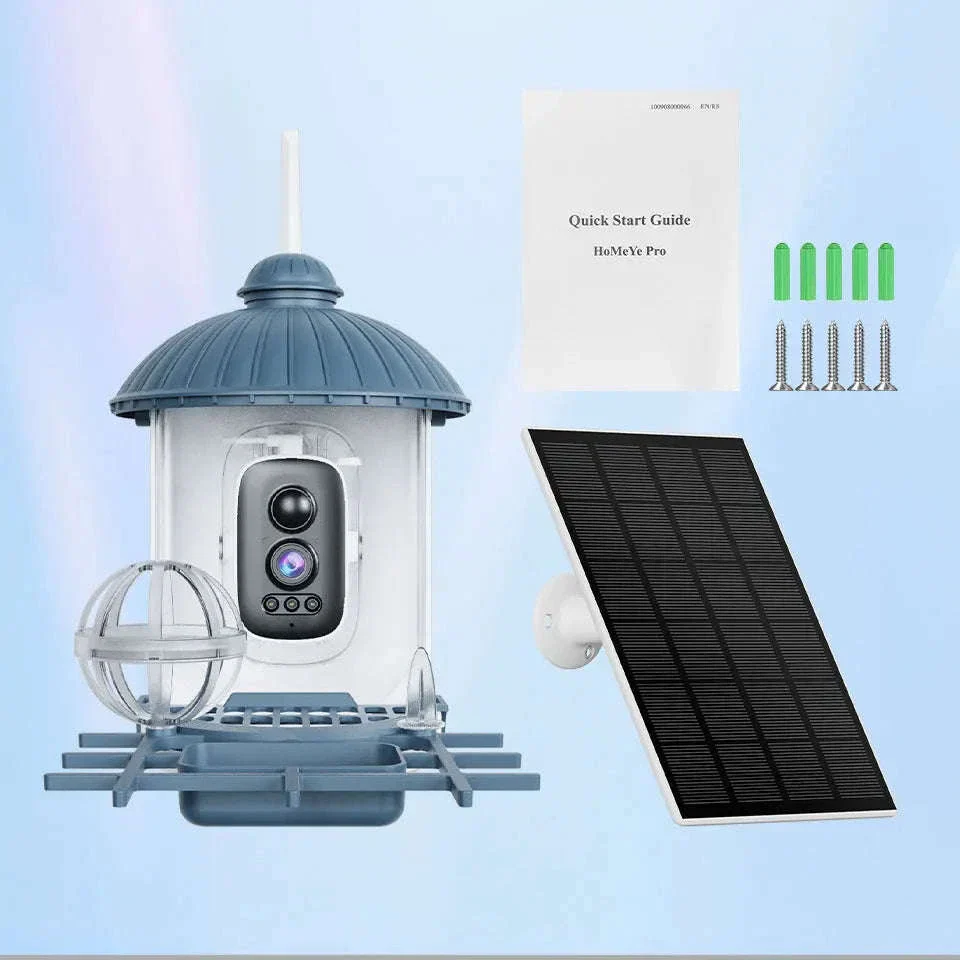 Smart Bird Feeder Camera with Solar Power, 4MP HD WiFi - Image 7