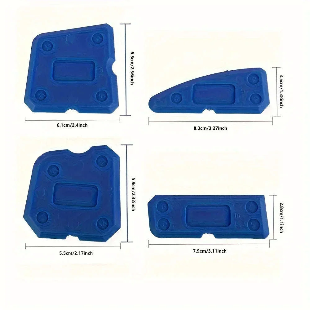 4-Piece Silicone Caulking Tool Kit for Clean Seal Lines - Image 6