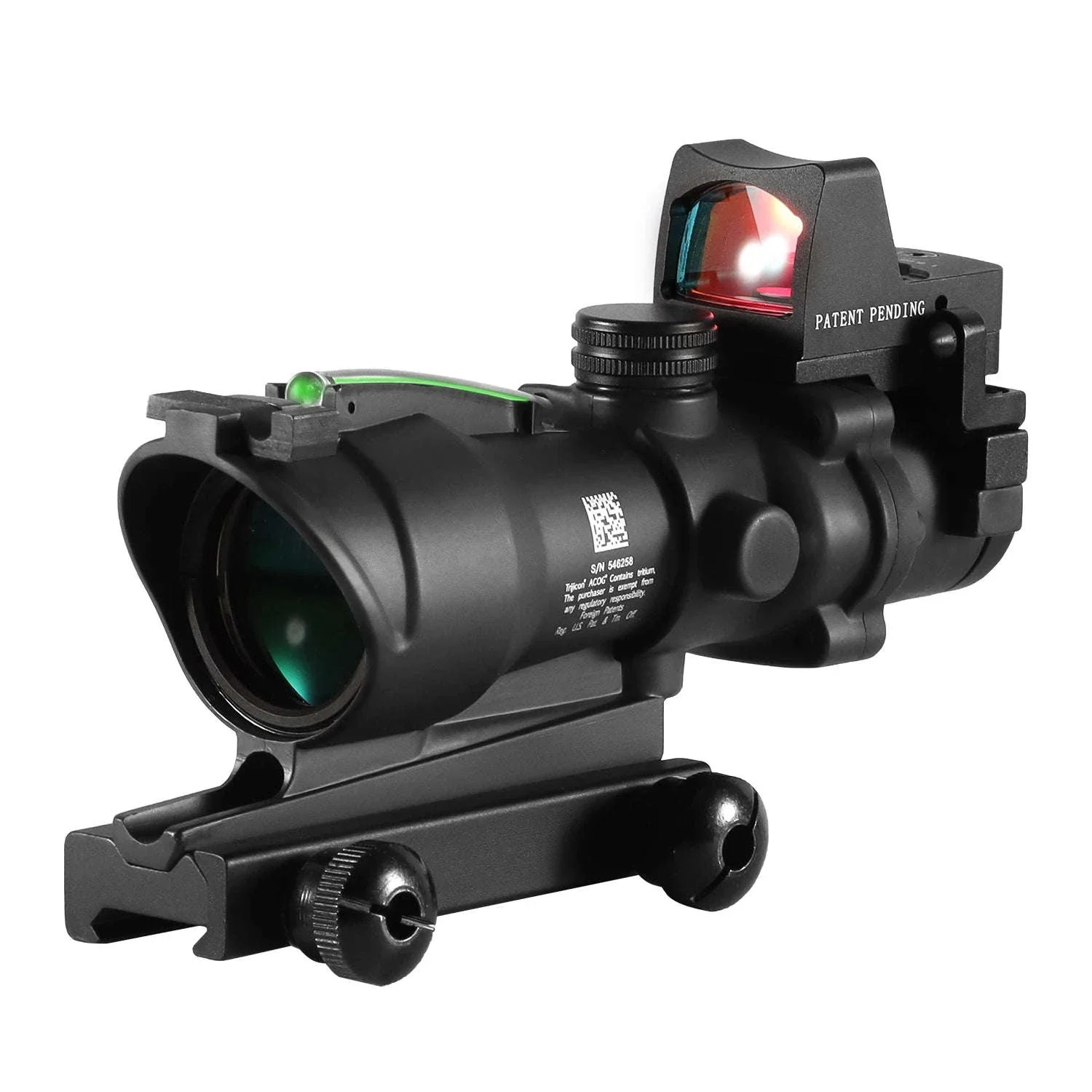 4x32 Dual Red Dot Tactical Scope for 20mm Rail