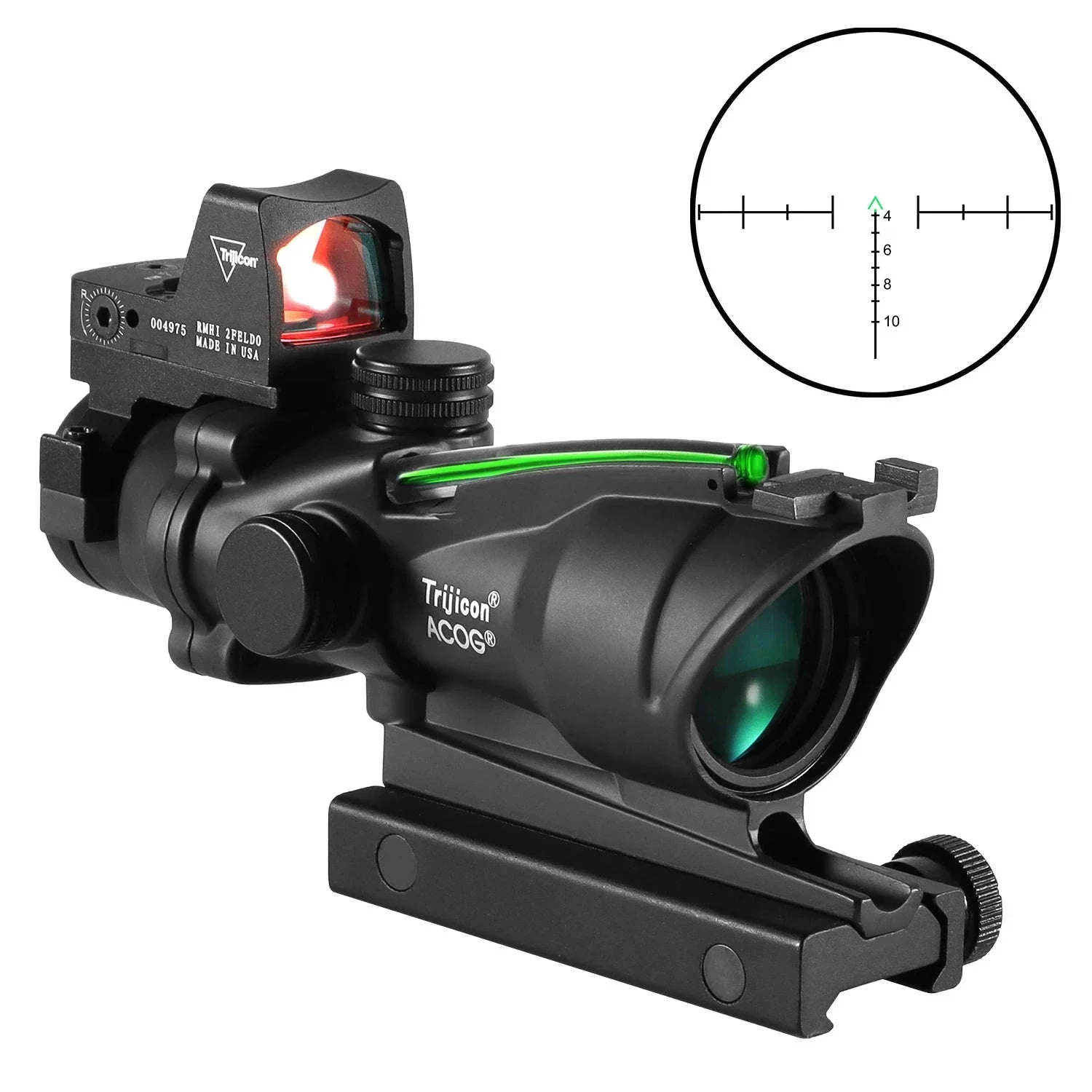 4x32 Dual Red Dot Tactical Scope for 20mm Rail - Image 9