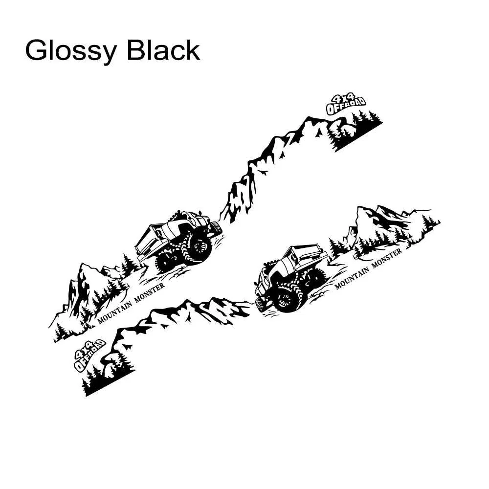 4X4 Off Road Mountain Car Side Sticker - Image 14