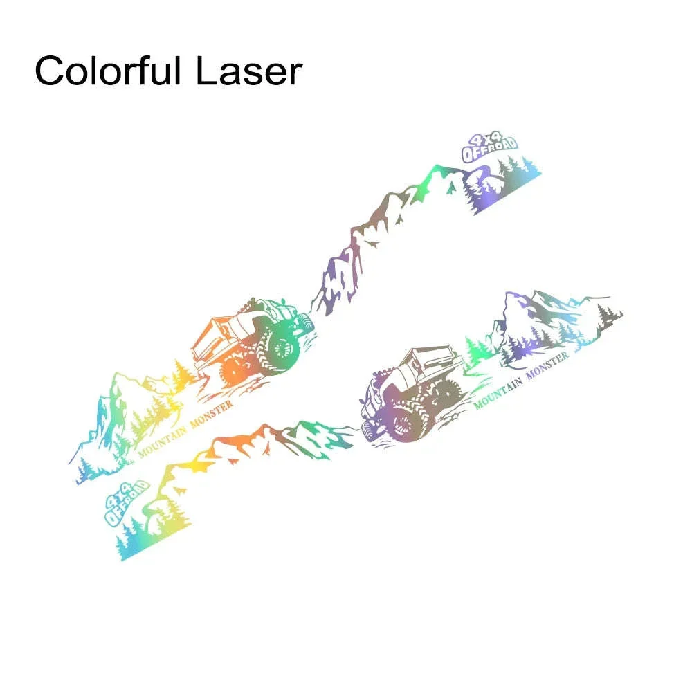 4X4 Off Road Mountain Car Side Sticker - Image 15