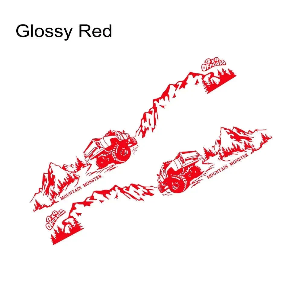 4X4 Off Road Mountain Car Side Sticker - Image 18