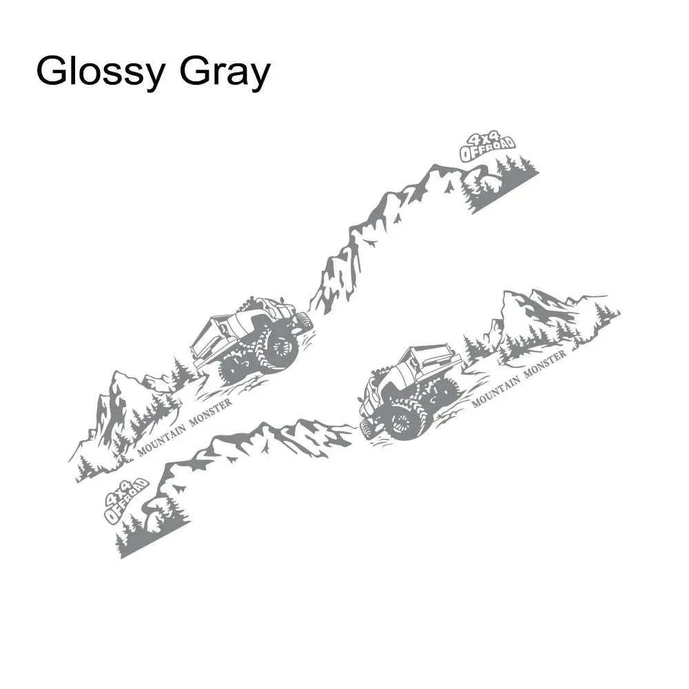 4X4 Off Road Mountain Car Side Sticker - Image 20