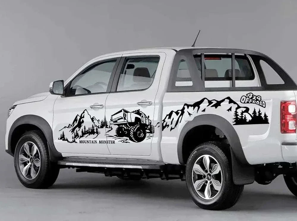 4X4 Off Road Mountain Car Side Sticker - Image 7