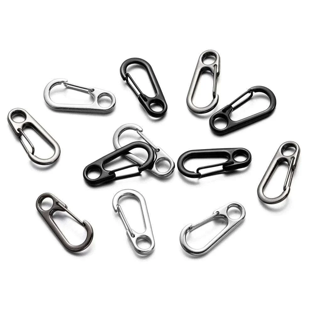 Lobster Clasp Carabiners Zinc Alloy Snap Hooks for Keys - Image 12