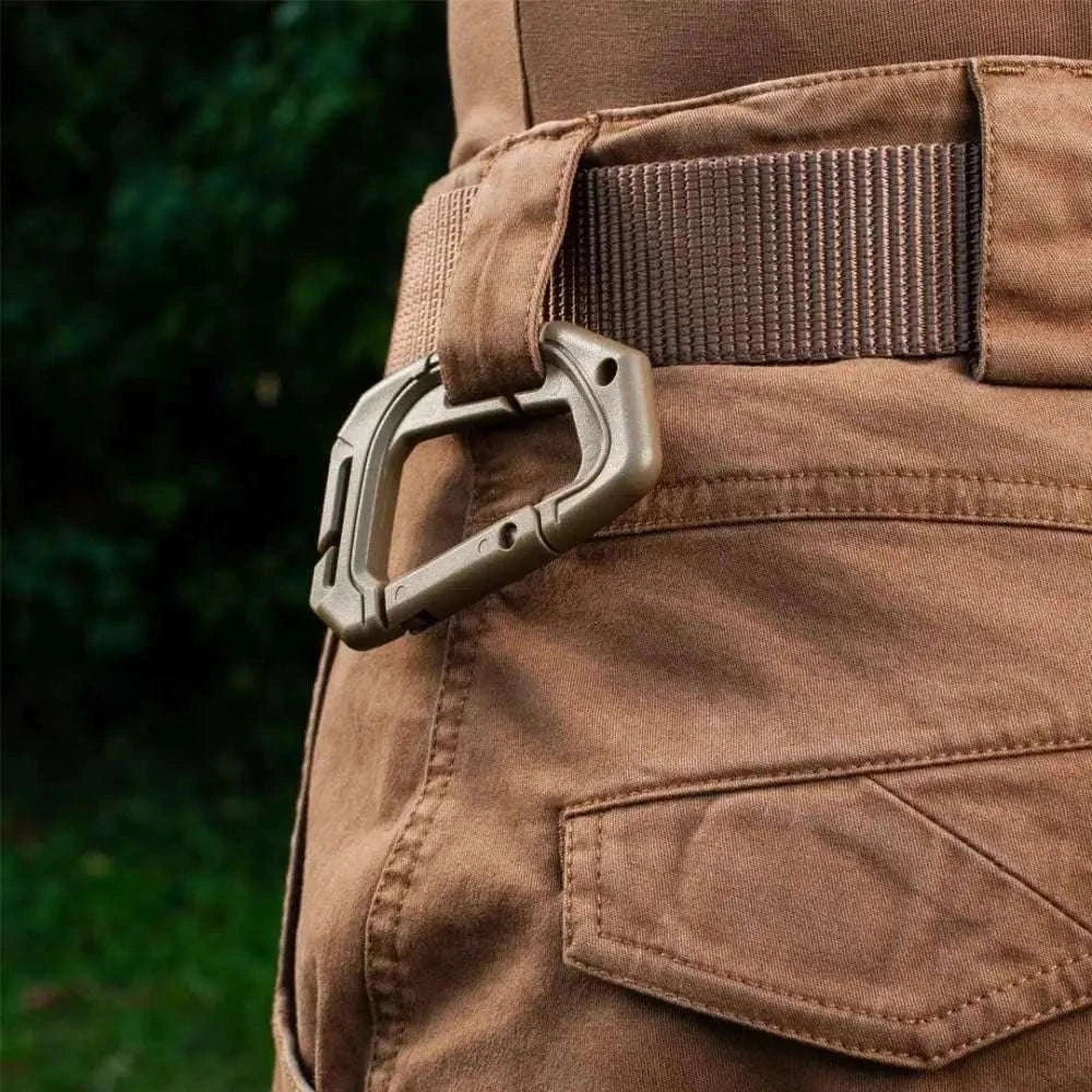 5-Pack Tactical Plastic Carabiner Clips for Molle Gear and Backpacks - Image 10