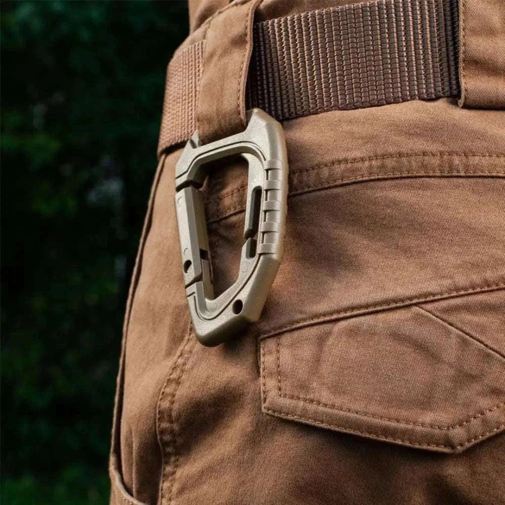5-Pack Tactical Plastic Carabiner Clips for Molle Gear and Backpacks - Image 11