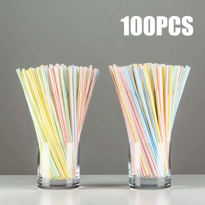 Colorful & Black Flexible Drinking Straws for Easier Sipping - Image 18