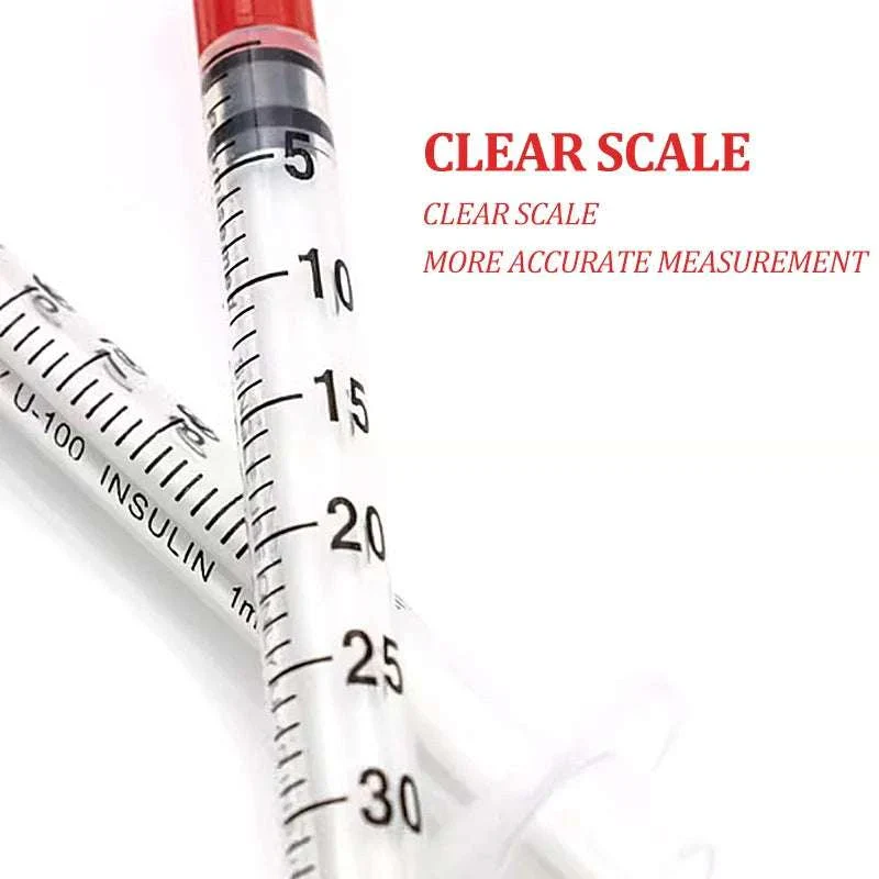 Disposable Veterinary Syringes 0.3–1ML with Needle (50/100 Pack) - Image 10