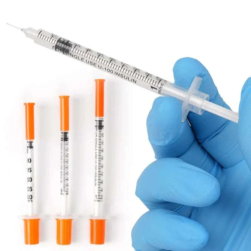 Disposable Veterinary Syringes 0.3–1ML with Needle (50/100 Pack) - Image 2