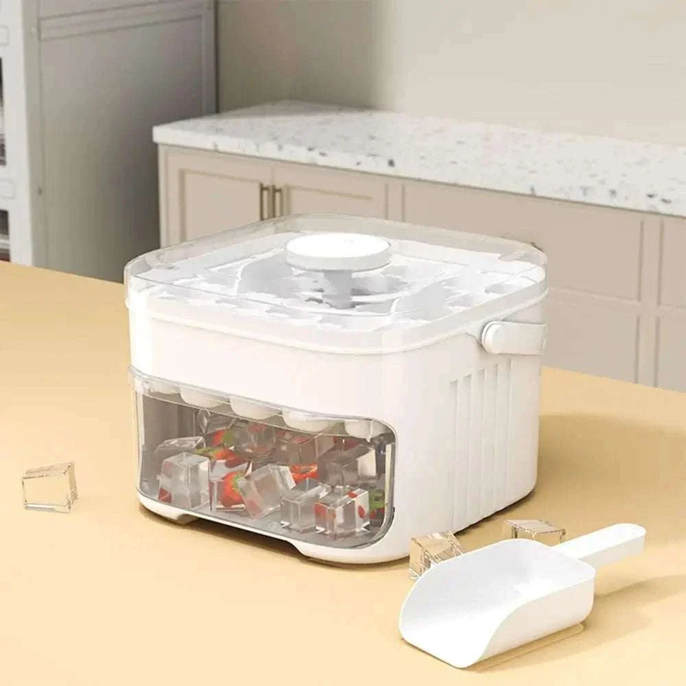 50-Cube Ice Cube Maker with Easy Press Cap - Image 10
