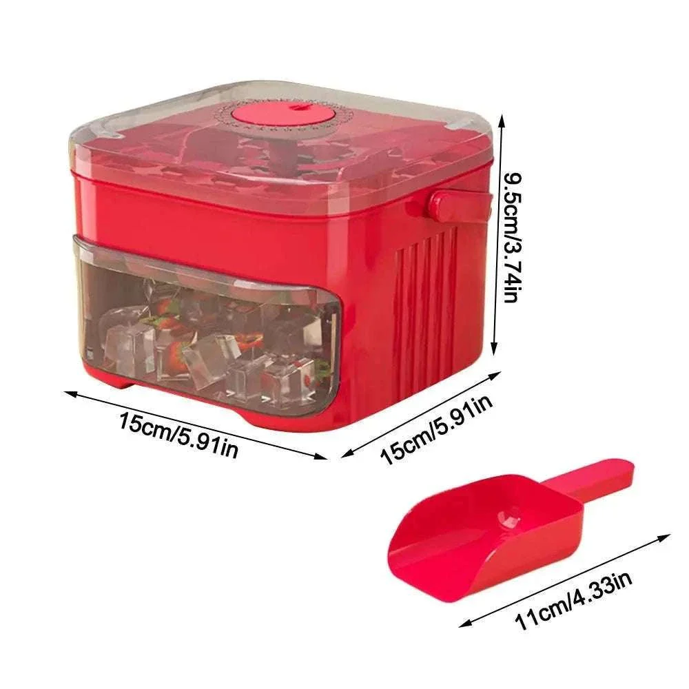 50-Cube Ice Cube Maker with Easy Press Cap - Image 6