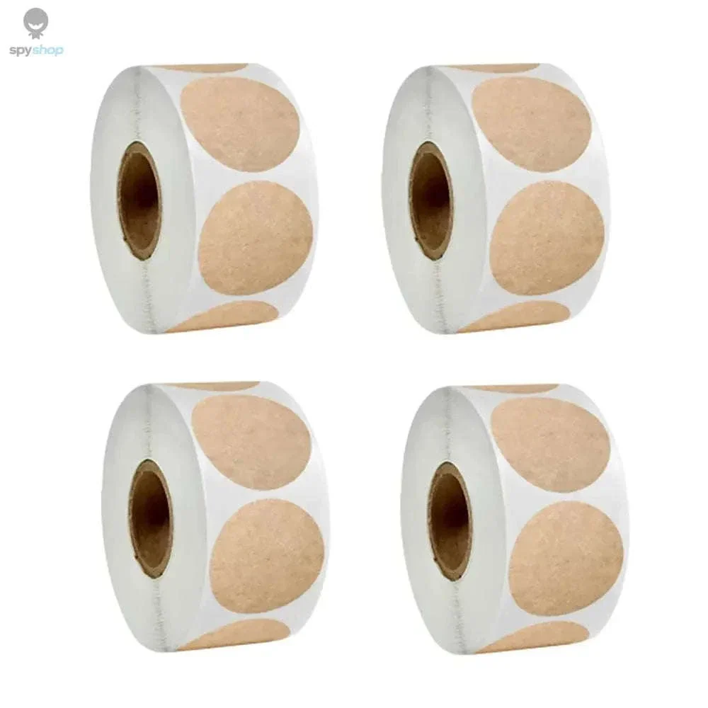 Eco-Craft Kraft Labels, 500 Round Stickers for Jars and Gifts - Image 8