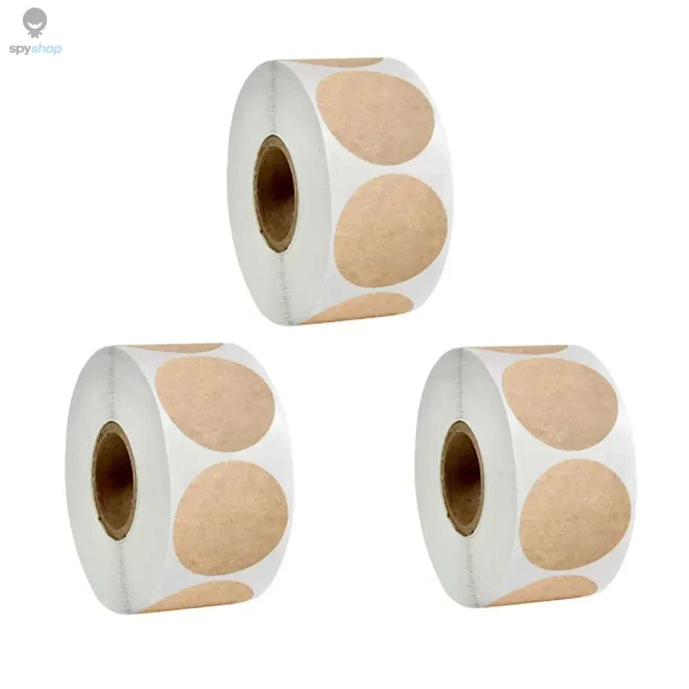 Eco-Craft Kraft Labels, 500 Round Stickers for Jars and Gifts - Image 9