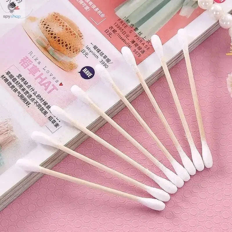 Double-Head Wooden Cotton Swabs for Beauty and Cleaning - Image 4