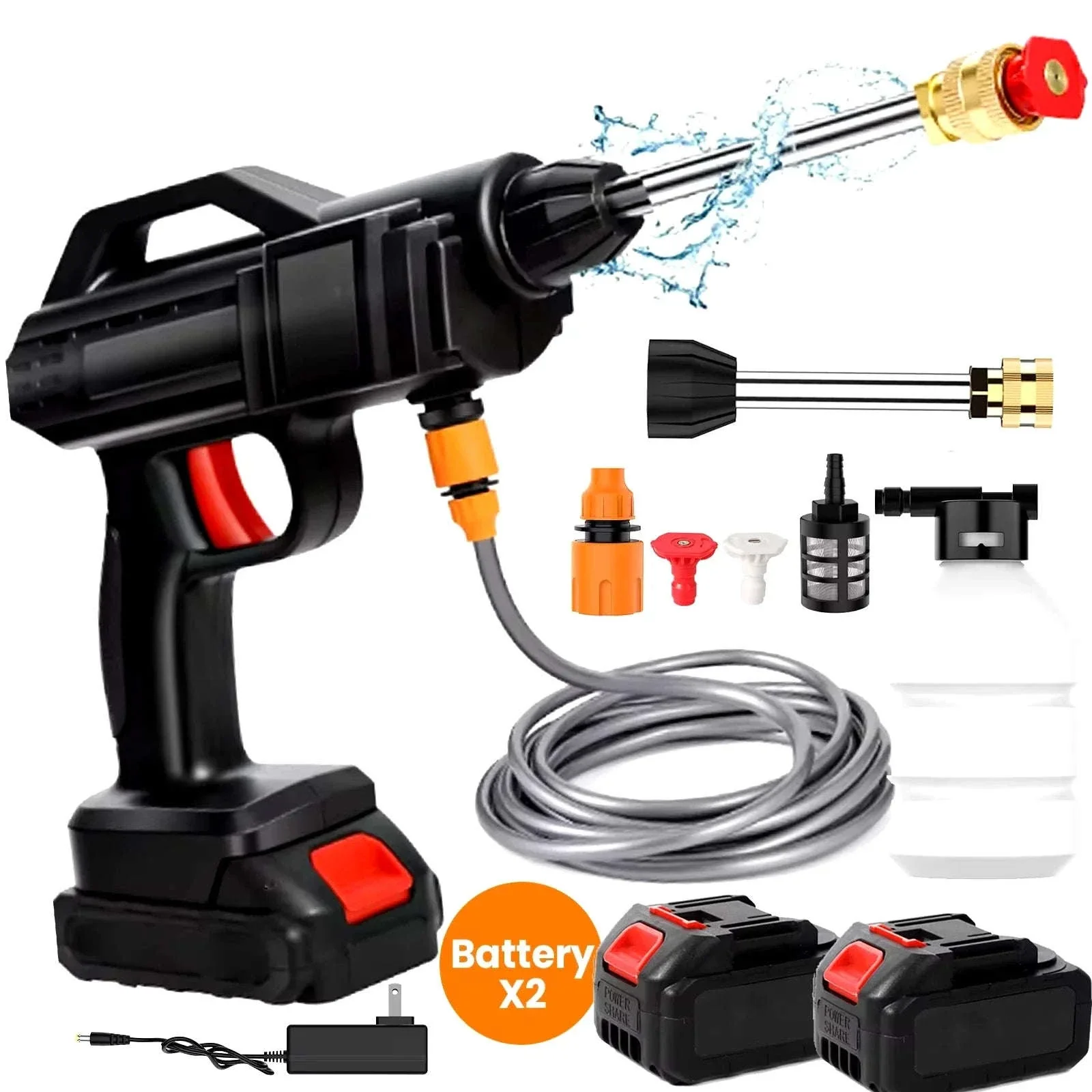 50Bar Cordless High Pressure Cleaner for Makita 21V Battery