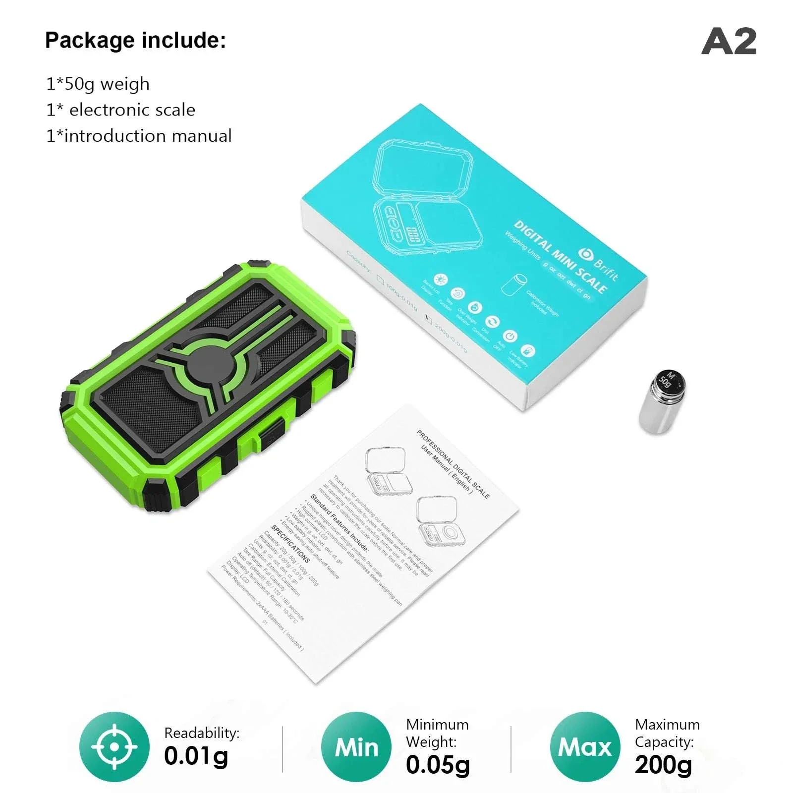 Mini Digital Precision Scale 0.001g Accuracy Pocket Weighing Tool - Image 6