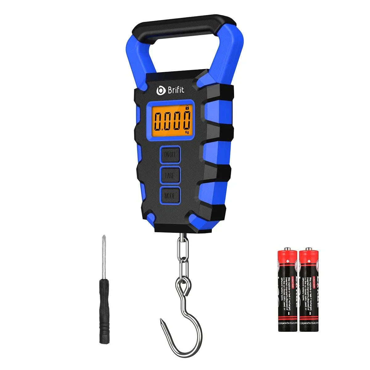 50kg Digital Hanging Scale with Hook, Tape Measure & Backlit Display - Image 14