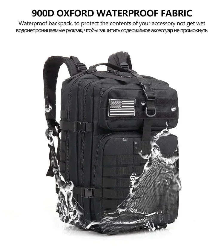 50L Tactical Backpack for Outdoor Travel and Trekking - Image 14