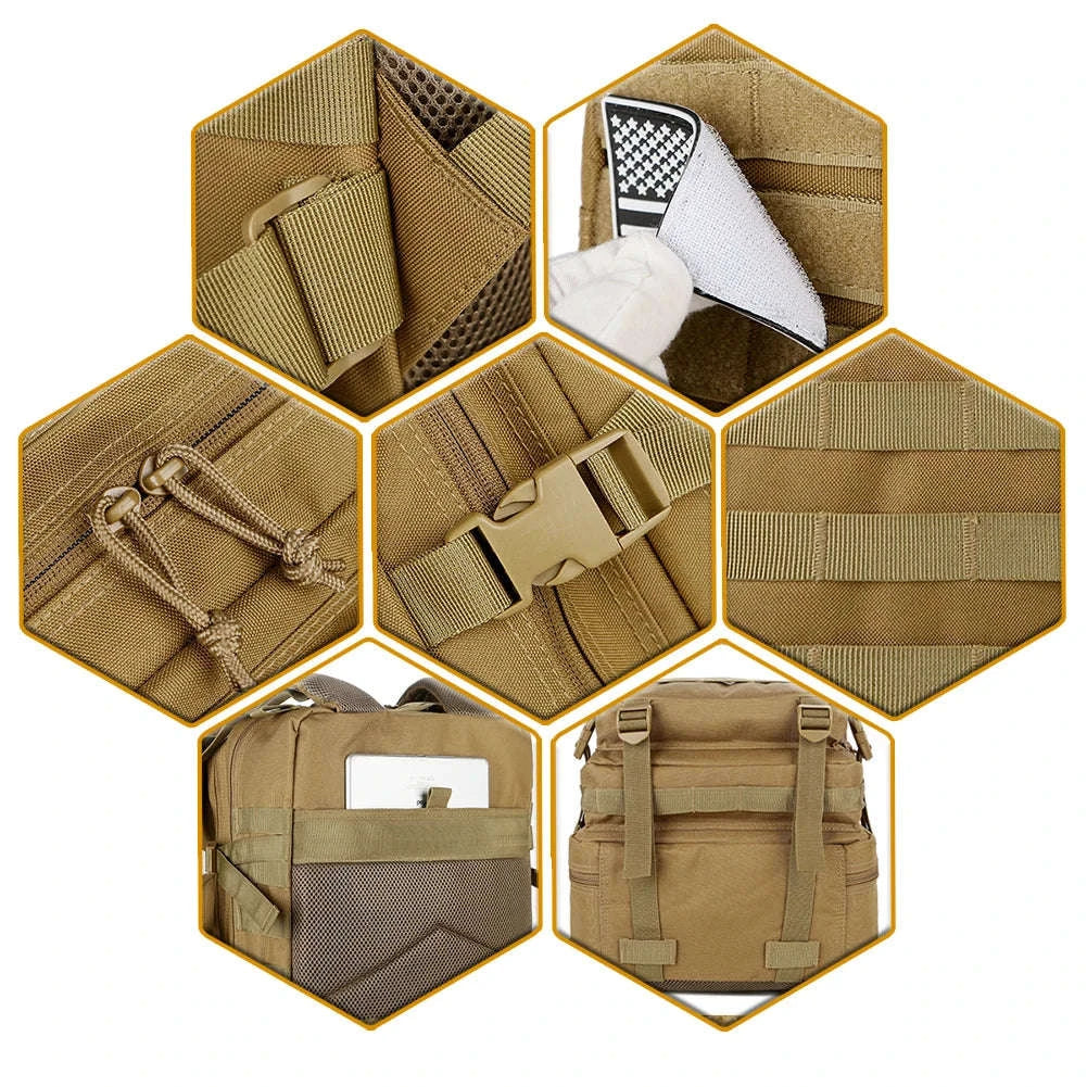50L Tactical Backpack for Outdoor Travel and Trekking - Image 6