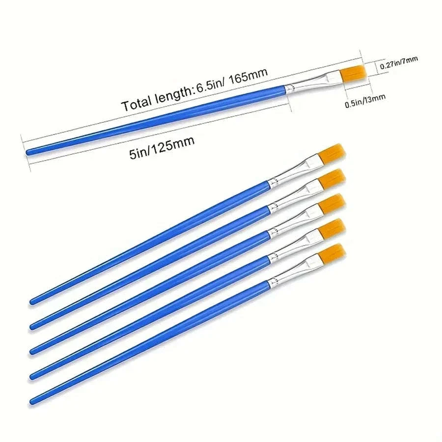 50-Piece Painting Brush Set for Oil, Acrylic & Watercolor - Image 8