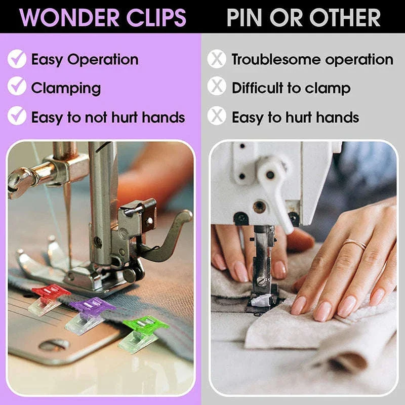 50PCS Sewing Clips for Fabric, Quilting, Craft & Paper Use - Image 11
