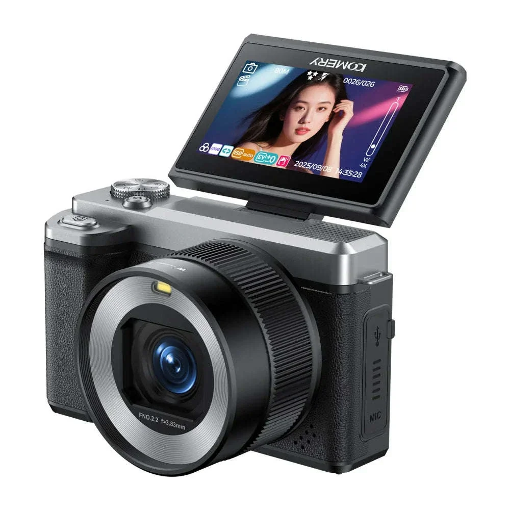 5K Digital Camera 80MP Dual Lens with Flip Screen & WiFi - Image 13