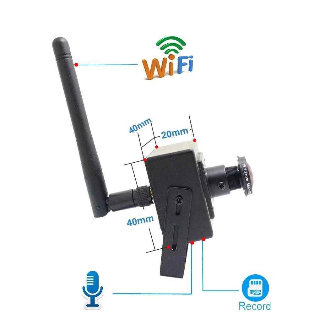 Mini WiFi Security Camera 1080P with 180° Panoramic View & Audio - Image 11